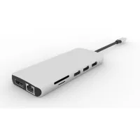 Hub USB-C 12 ports UC3303  Triple Display  HDMI + HDMI + DP
