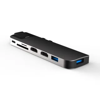 UC2102 Hub USB-C double 8 ports avec double HDMI pour le MST de MacBook