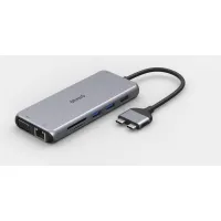 UC3301A 12 ports double concentrateur USB-C MST  for MacBook only  and Triple Display HDMI + HDMI + VGA
