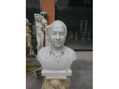 Estátua do busto em pedra de mármore personalizada