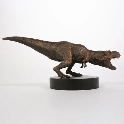 Escultura de bronce del jardín del metal de la estatua del dinosaurio