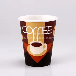 Double Walled Coffee Cups 8 Oz Disposable Paper Cups
