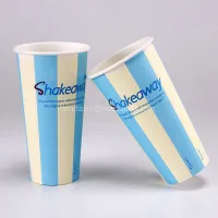 Recycled Material Hot Cold Drink Single Wall Paper Cups