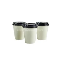 Custom Logo Takeaway Disposable Coffee / Tea Paper Cup