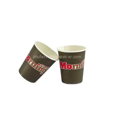 Disposable Double Wall Hot Tea Coffee Paper Cup with Lid