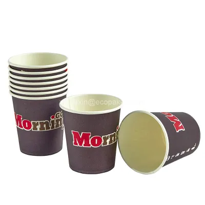 Disposable Double Wall Hot Tea Coffee Paper Cup with Lid