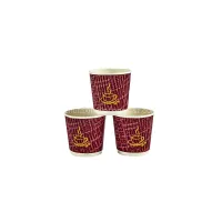 Hot Coffee Tea Milk Cup Disposable Single Wall Paper Cup  