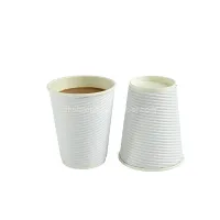 Custom Logo Takeaway Disposable Coffee / Tea Paper Cup
