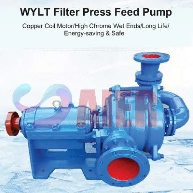 Pompe d'alimentation de filtre-presse WYLT