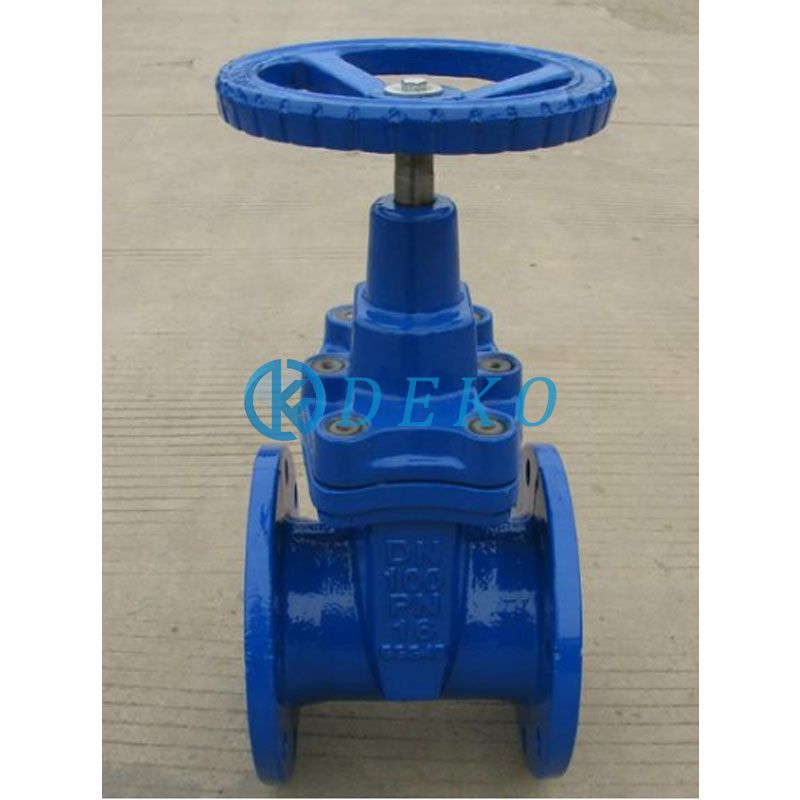 DIN 3352 F4 Non-rising Stem Resilient Seated gate valve