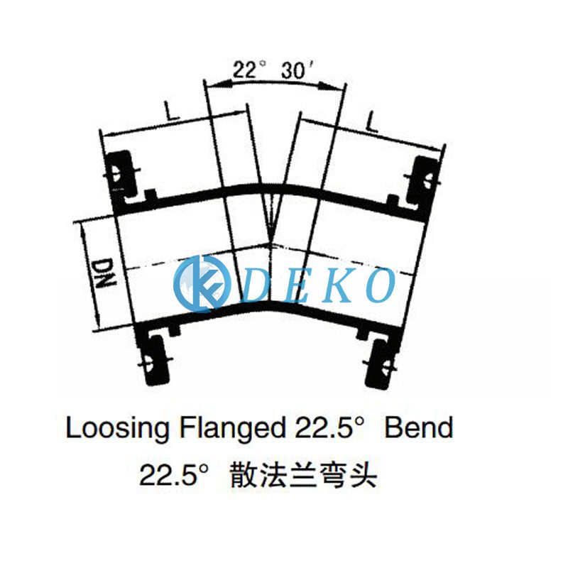 Loosing  Flanged 11.25°,22.5° Bend