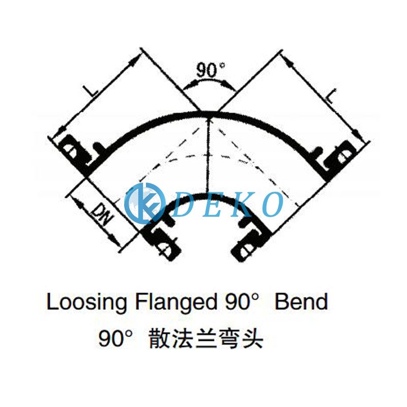 Loosing  Flanged 45° 90° Bend
