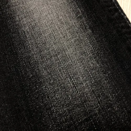 Jeans preto de alta elasticidade de 10,5 onças