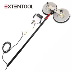 Electric Solar Photovoltaic Panel Cleaning Tool With Extension Pole