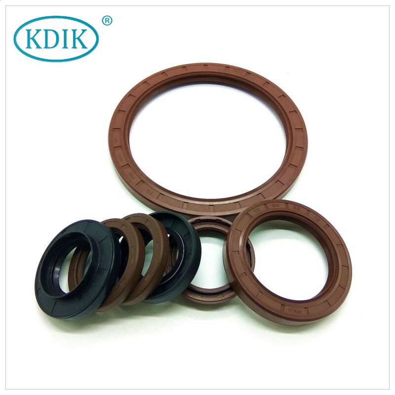 Shaft Oil Seal TC Type Size Rubber Covered Double Lip NBR FKM for