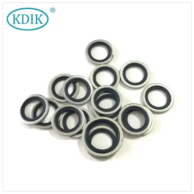 KDIK OIL SEAL Rubber Combined Gaskets Bonded Seal for Flanged Joints Compound Gasket