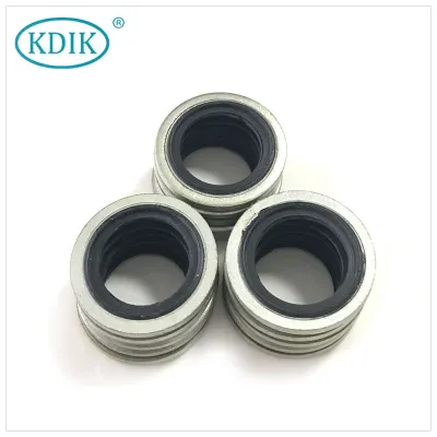 NEW Rubber Combined Gaskets Bonded Seal for Flanged Joints Compound Gasket