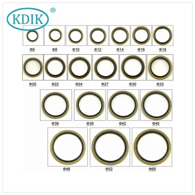 China Supplier Rubber Combined Gaskets Bonded Seal for Flanged Joints Compound Gasket