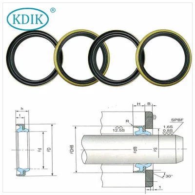 DKB 22*34*7/10 Oil Seal Dust Wiper SEAL hydraulic cylinder for Forklift Excavator Construction Machines 