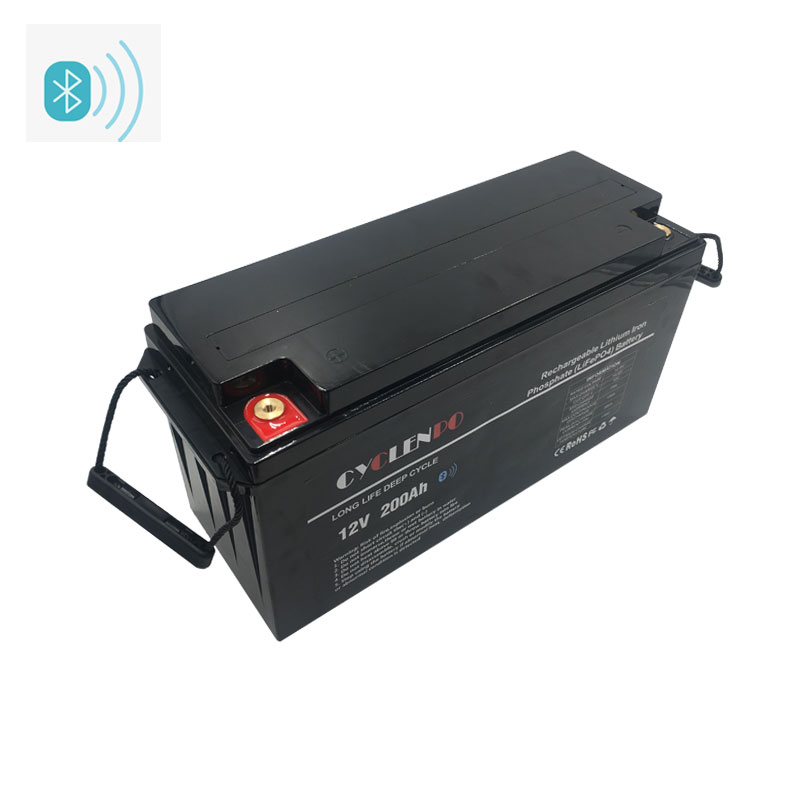 With Bluetooth Function 12V 200Ah Lifepo4 Lithium Ion Battery Pack