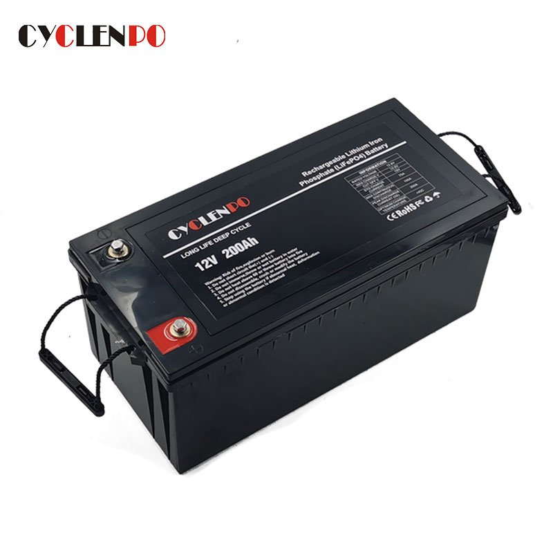 Rechargeable Lithium ion 12v 200ah Battery with BMS