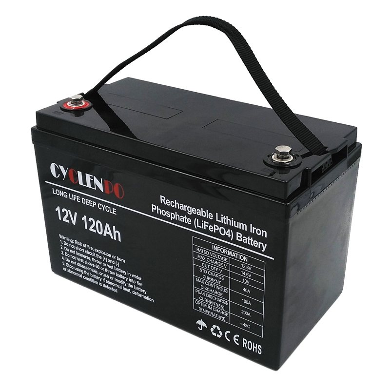 Long Cycle Life Lithium Ion 12V 120Ah Lifepo4 Battery