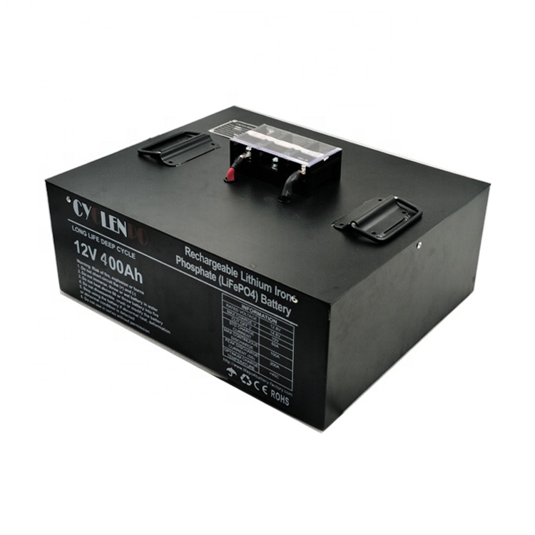 Lighter Weight 12V 400Ah Lithium Battery Pack With BMS