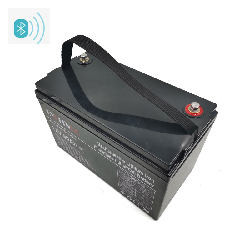 Litium Ion LifePO4 Battery 12.8V 80Ah With Bluetooth Function 