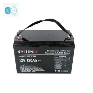 12V 120Ah LifePO4 Battery With Smart Bluetooth Function