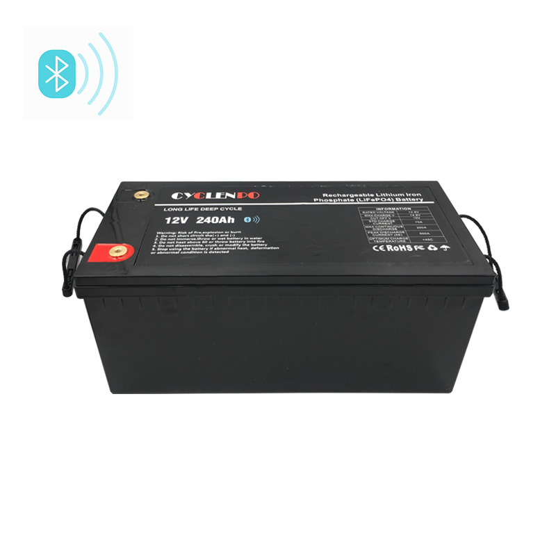 Built With Bluetooth APP 12V 240Ah LiFePO4 Battery Pack 