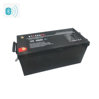 LiFePO4 12V 250Ah Lithium Battery With Bluetooth Function