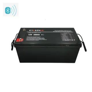 Bluetooth App Monitoring Lifepo4 300Ah 12V Battery Pack