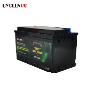 1000 Cranking Amp Battery Lifepo4 Car Battery 12V 100Ah With BMS