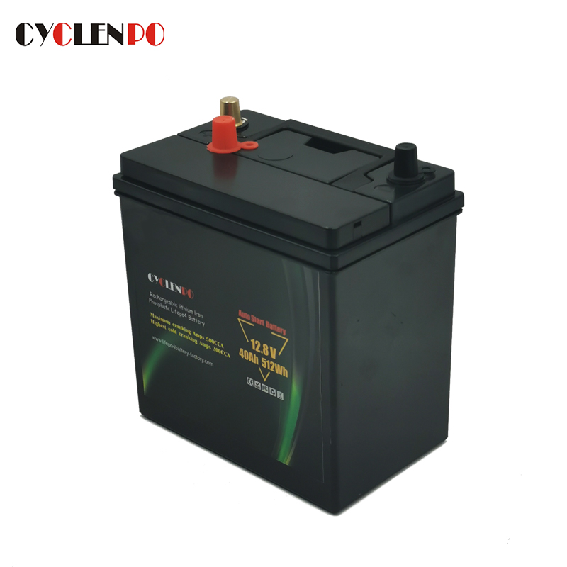 Lifepo4 Lithium Starting Battery 12 Volt 40Ah 300CCA