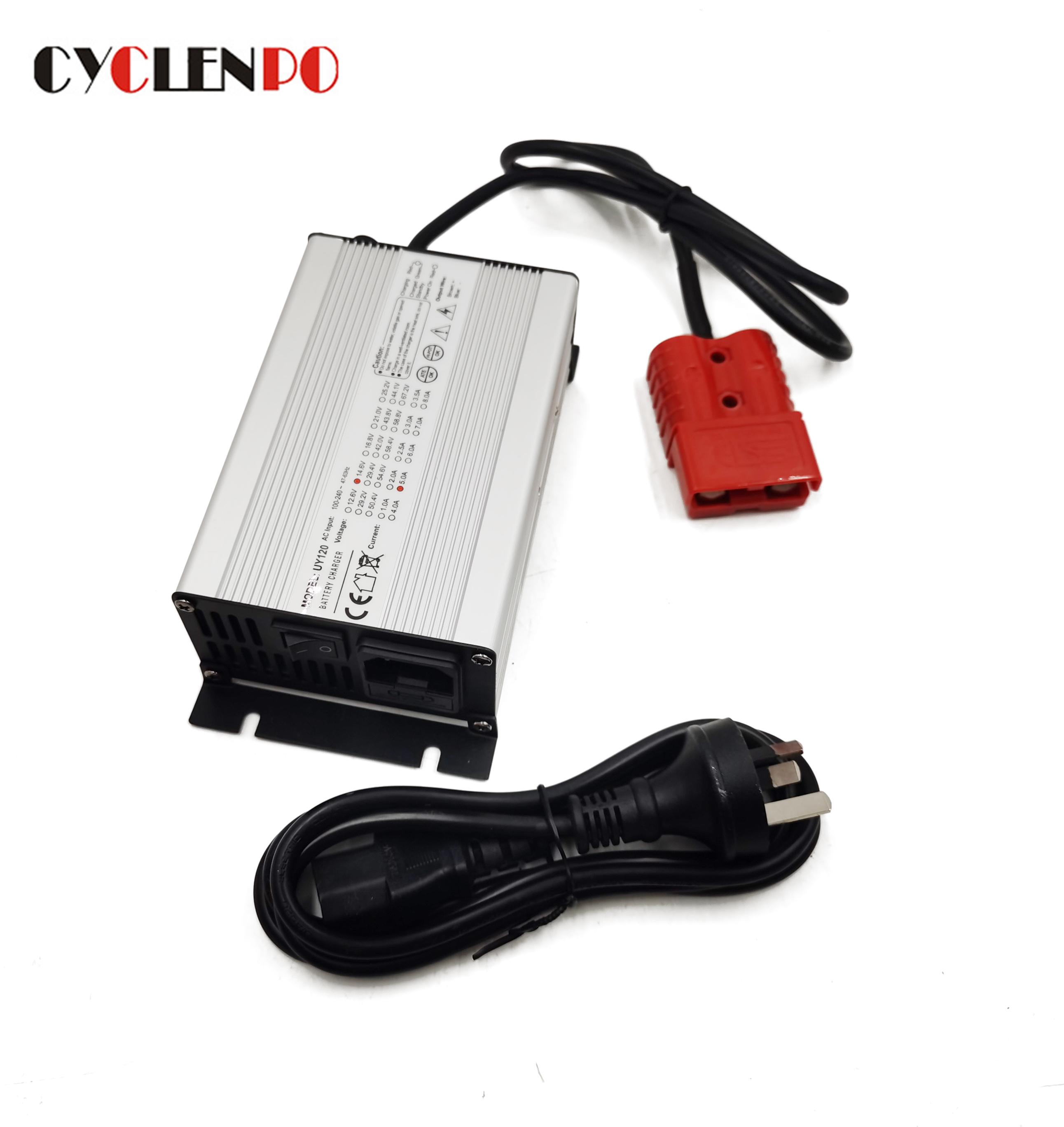 Chargeur de batterie au lithium 12V 5A LifePO4 14.6V