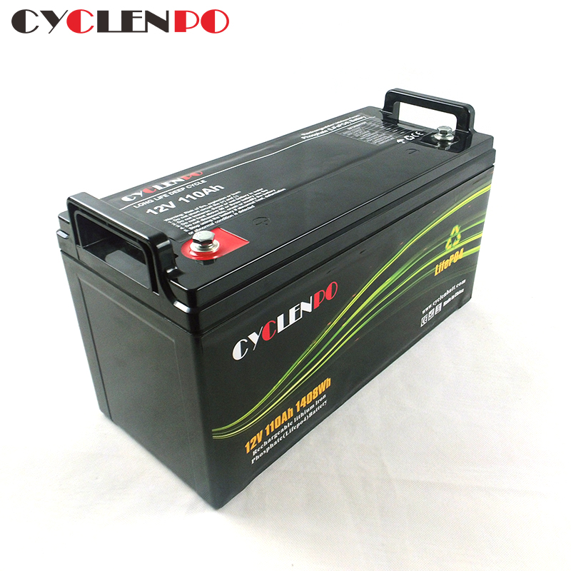 Paquet de batterie au lithium-ion 12V 110Ah LiFePO4 avec BMS