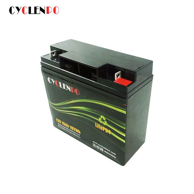 LiFePO4 Lithium 12 Volt 15Ah Battery Pack For UPS Energy Backup