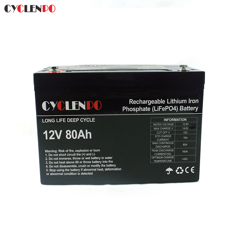 Deep Cycle Lifepo4 Marine Batteries 12 Volt 80Ah for sale