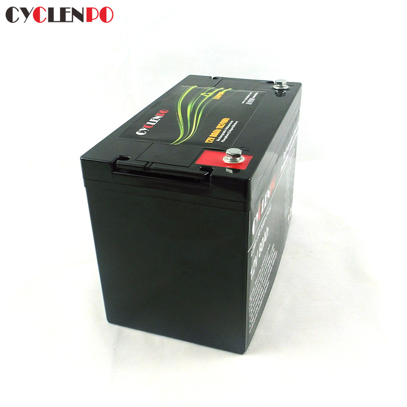 Deep Cycle LiFePO4 12V 80Ah batteripakke med BMS