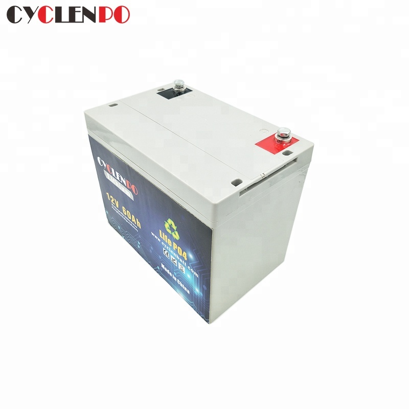 Long Lifespan 12V 60Ah Lithium Ion Battery For Power and Solar