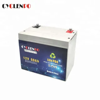 Long Lifespan 12V 60Ah Lithium Ion Battery For Power and Solar