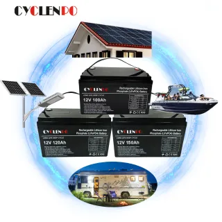 lifepo4 12v 100ah lithium ion battery for marine/boat