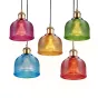 Lámparas colgantes de cristal de colores modernos con pantalla diferente para lámpara decorativa de interior