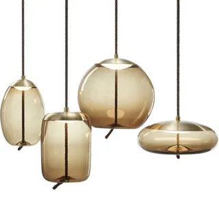 Modern Glass Globe Pendant Lamp Light