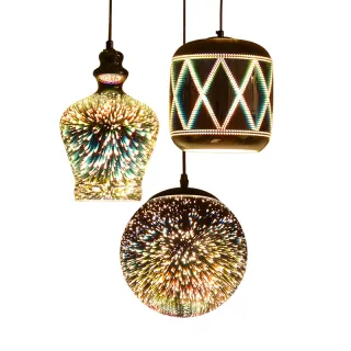 3D Glass Shade Pendant Ceiling Lamp Cover
