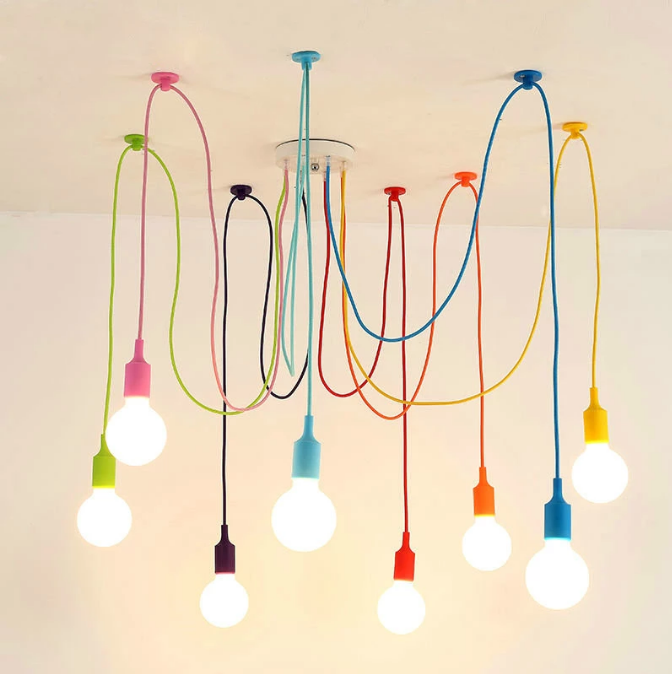 Colorful Simple Silcone Pendant Lamp