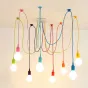 Colorful Simple Silcone Pendant Lamp