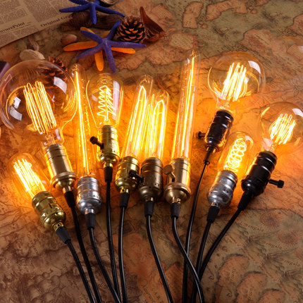 Vintage Edison Bulb E27/E14 A60 C35 G95 ST64 T45 G45 T30
