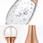 Lámpara colgante led de cristal moderna