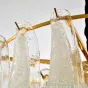 Kristallkronleuchter aus Blattglas
